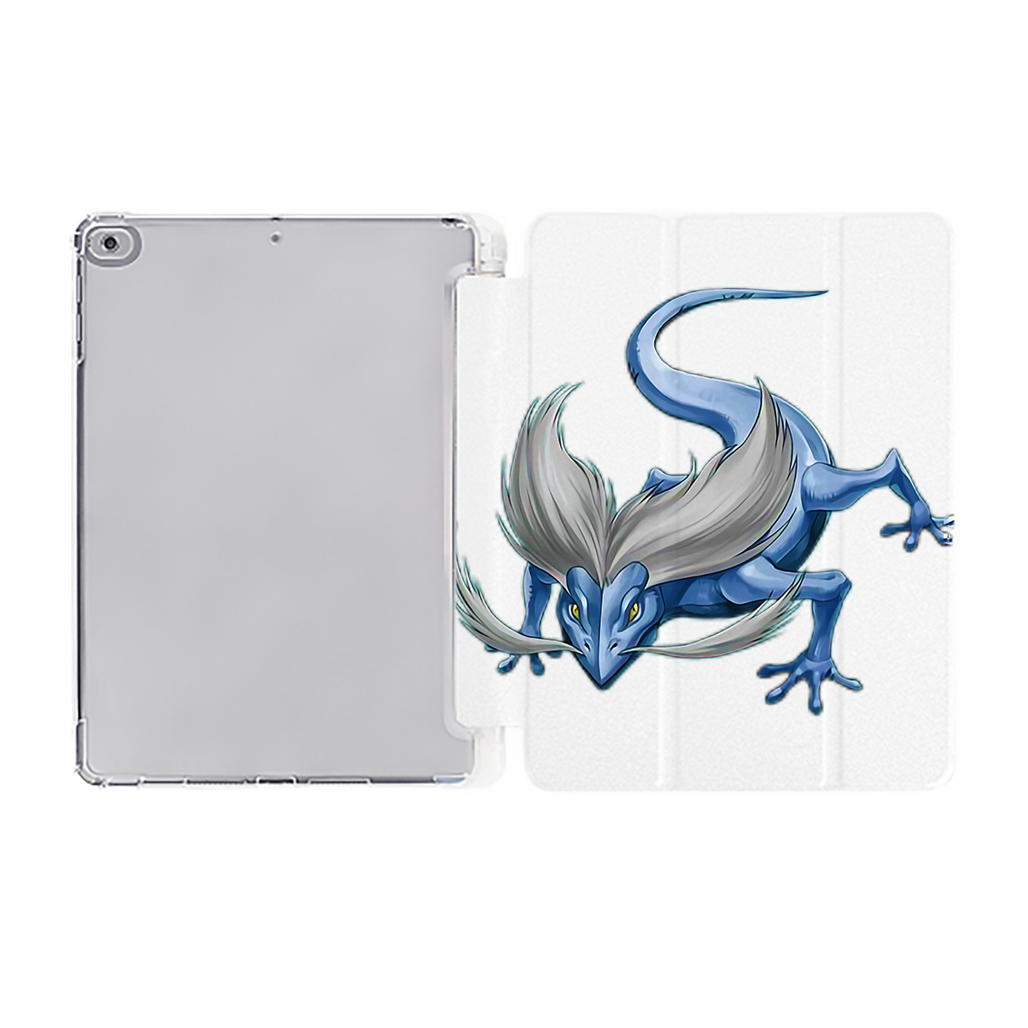 （画像用） 遊☆戯☆王 Yu-Gi-Oh! IPad ケース ペン収納付き 三つ折りスタンド PUレザー×シリコン 対応機種9.5/10.5/10.9インチ